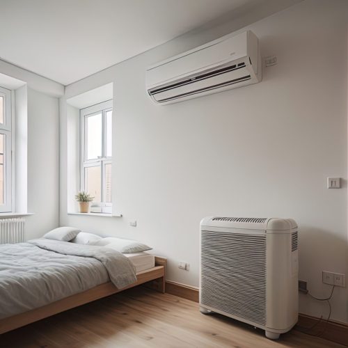 Chambre avec climatisation